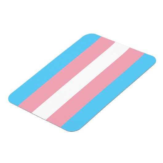 Transgender Pride Flag Magneet (Linkerzijde)