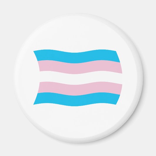 Transgender Pride Flag Magnet (Voorkant)