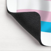 Transgender Pride Flag Mousepad Muismat (Hoek)