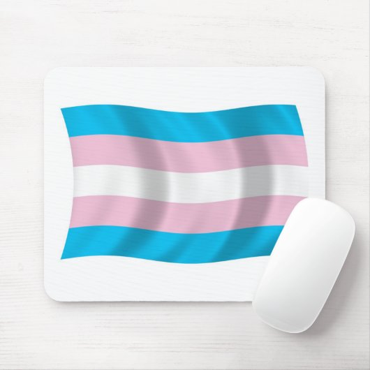 Transgender Pride Flag Mousepad Muismat (Met muis)