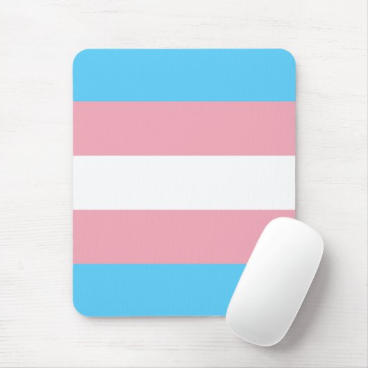 Transgender Pride Flag Muismat (Met muis)