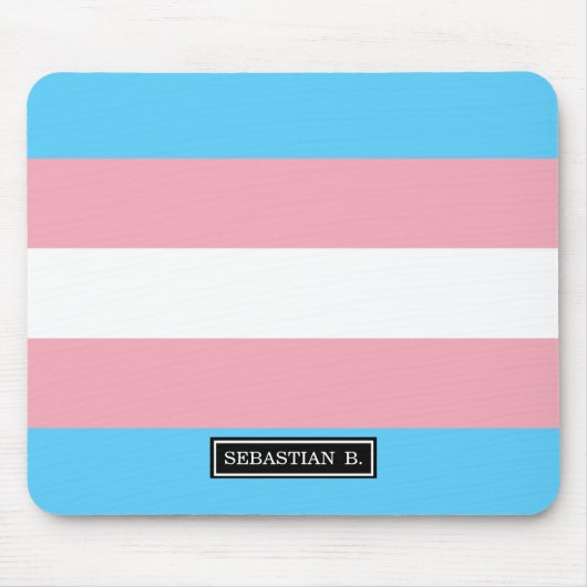 Transgender Pride Flag Muismat (Voorkant)