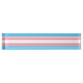 Transgender Pride Flag Naambordje (Voorkant)