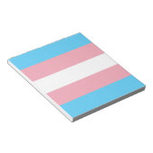 Transgender Pride Flag Notitieblok (Schuin)
