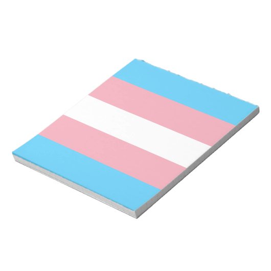 Transgender Pride Flag Notitieblok (Linkerzijde)