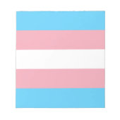Transgender Pride Flag Notitieblok (Voorkant)