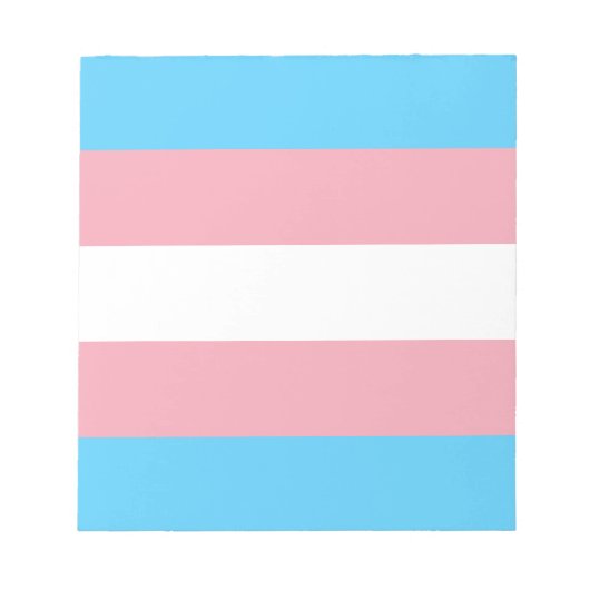Transgender Pride Flag Notitieblok (Voorkant)