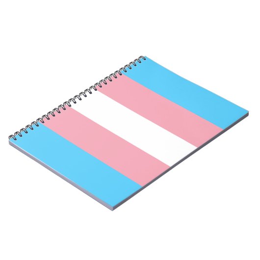 Transgender Pride Flag Notitieboek (Linkerzijde)