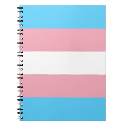 Transgender Pride Flag Notitieboek (Voorkant)