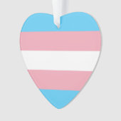 Transgender Pride Flag Ornament (voorkant)