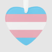 Transgender Pride Flag Ornament (voorkant)