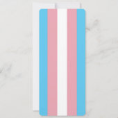 Transgender Pride Flag Pink Blue Notes Bladwijzer (Voorkant)