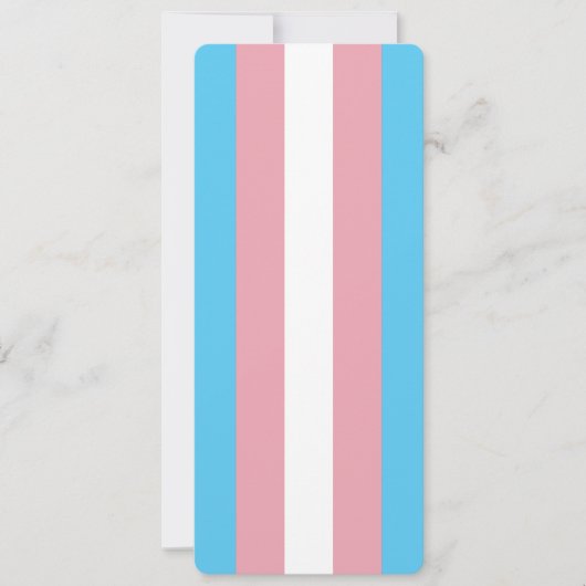 Transgender Pride Flag Pink Blue Notes Bladwijzer (Voorkant)