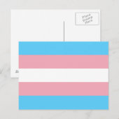 Transgender pride flag Postcard Briefkaart (Voorkant / Achterkant)