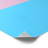 Transgender Pride Flag Poster (Hoek)