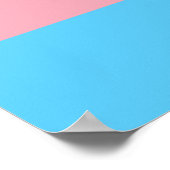 Transgender Pride Flag Poster (Hoek)