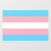 Transgender Pride Flag Raamsticker (Vel)