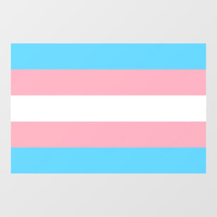 Transgender Pride Flag Raamsticker