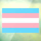 Transgender Pride Flag Raamsticker (Vel 3)