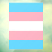 Transgender Pride Flag Raamsticker (Vel 3)