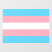 Transgender Pride Flag Raamsticker (Vel)