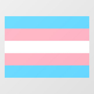 Transgender Pride Flag Raamsticker
