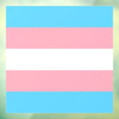Transgender Pride Flag Raamsticker (Vel 3)