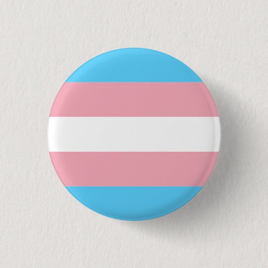 Transgender Pride Flag Ronde Button 3,2 Cm (Voorkant)