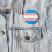 Transgender Pride Flag Ronde Button 5,7 Cm (In situ)