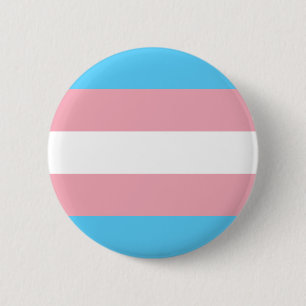Transgender Pride Flag Ronde Button 5,7 Cm
