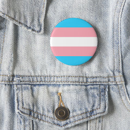 Transgender Pride Flag Ronde Button 5,7 Cm