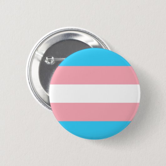 Transgender Pride Flag Ronde Button 5,7 Cm (Voorkant /achterkant)