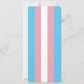 Transgender Pride Flag Roze Blauw Bladwijzer (Voorkant)