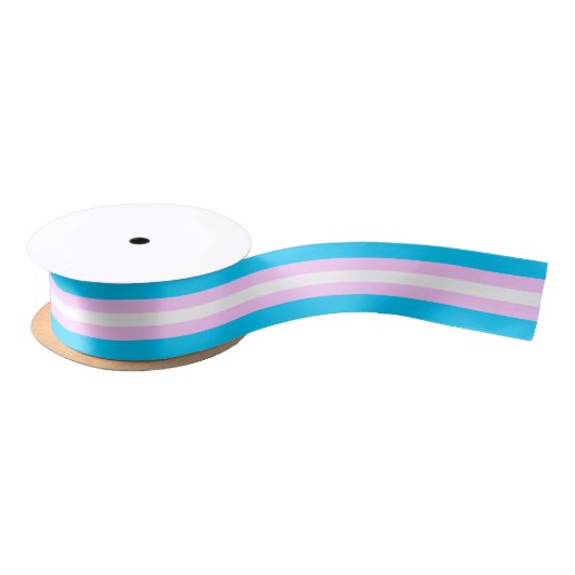Transgender Pride Flag Satijnen Lint (Spoel)