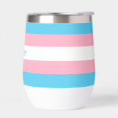 Transgender Pride Flag Schattige gepersonaliseerd (Links)