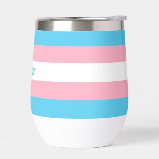 Transgender Pride Flag Schattige gepersonaliseerd (Links)