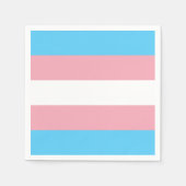 Transgender Pride Flag Servet (Voorkant)
