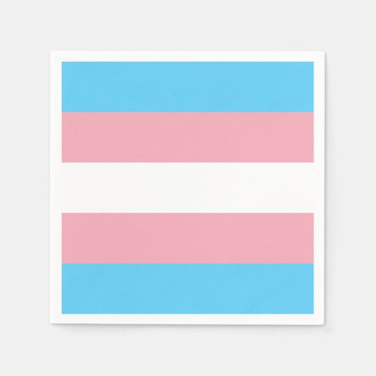 Transgender Pride Flag Servet (Voorkant)