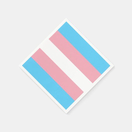 Transgender Pride Flag Servet (Hoek)
