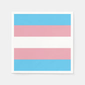 Transgender Pride Flag Servet (Voorkant)