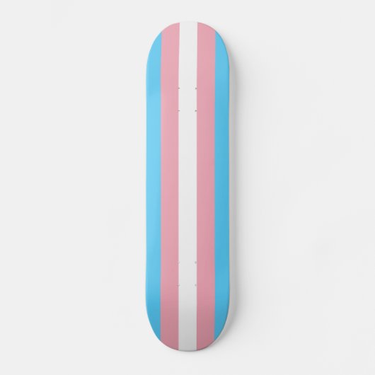 Transgender Pride Flag Skateboard (Voorkant)