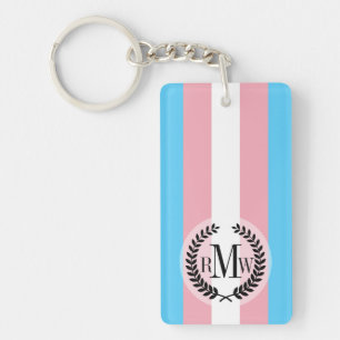 Transgender Pride Flag Sleutelhanger