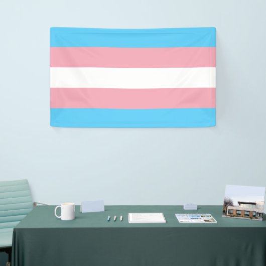 Transgender Pride Flag Spandoek (Beurs)