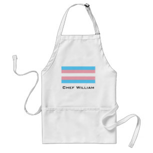 Transgender Pride Flag Standaard Schort