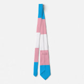 Transgender Pride Flag Stropdas (Achterkant)