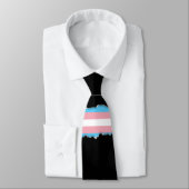 Transgender Pride Flag Stropdas (Gebonden)