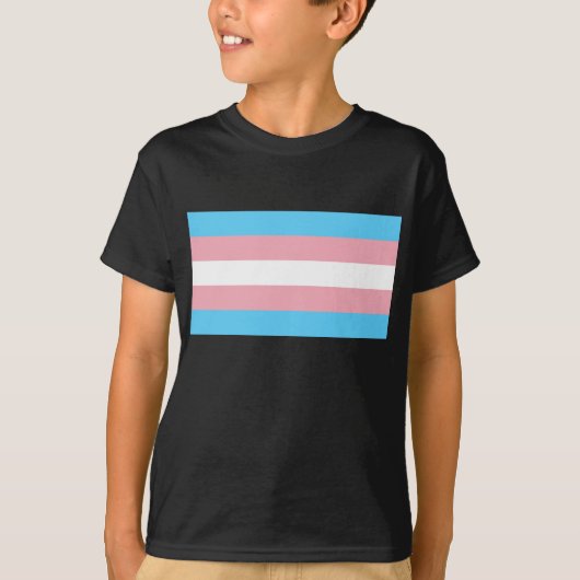 Transgender Pride Flag T-shirt (Voorkant)