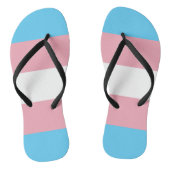 Transgender Pride Flag Teenslippers (Voetbed)