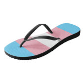 Transgender Pride Flag Teenslippers (Schuin)