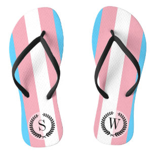 Transgender Pride Flag Teenslippers